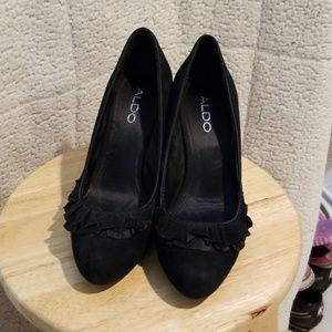 Aldo black heels